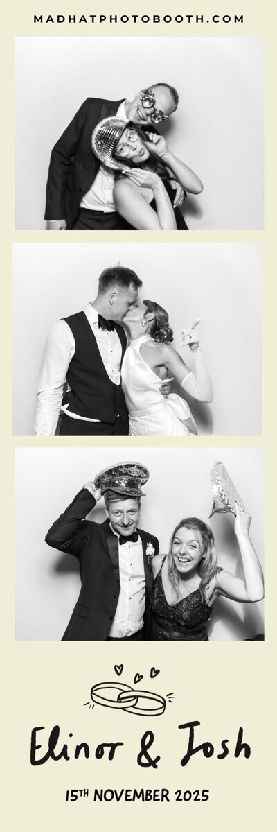 Custom B&W photo strip